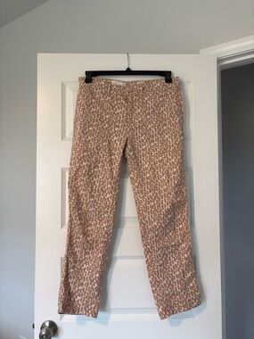 Anthropologie Leopard The Wanderer Pants Women’s Size 29